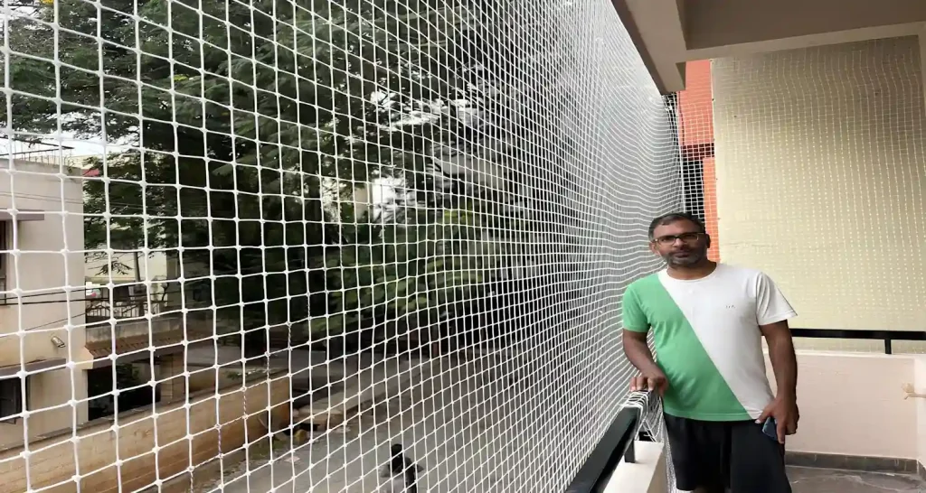 Premium Quality Pigeon Netting Services in Whitefield and JP Nagar-Nexo Netting