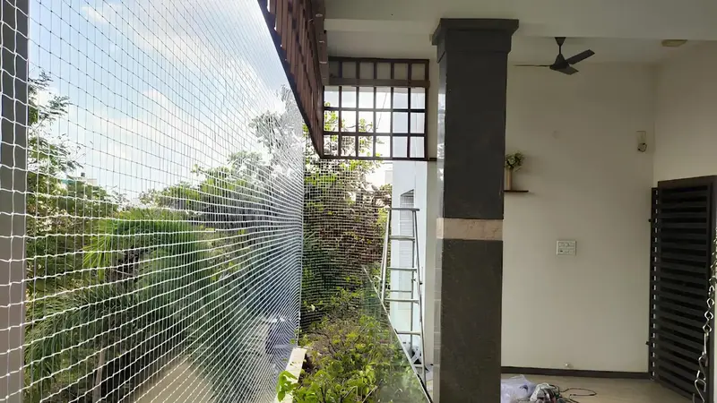 Projects-Balcony Safety Nets by Nexo Netting in Bangalore